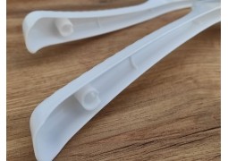 Плечики пластикові трикотажні 42х2,5см. (білі)